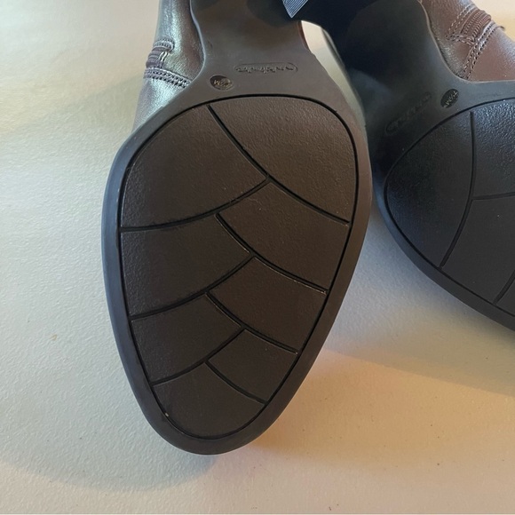 Nurture Danah Genuine Leather Ankle Boots size 7.5 brown side zip - Picture 11 of 14